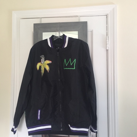 Members Only Jean Michel Basquiat Windbreaker Jacket